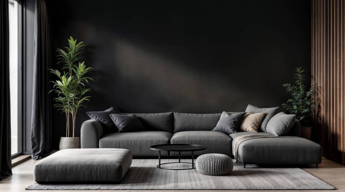 modern-living-room-with-dark-walls-comfortable-furniture
